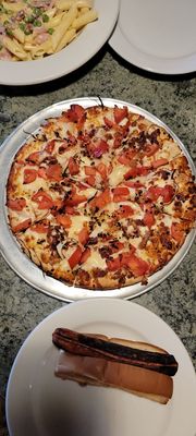 Chicken Ranch pizza.