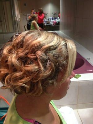 Braided updo