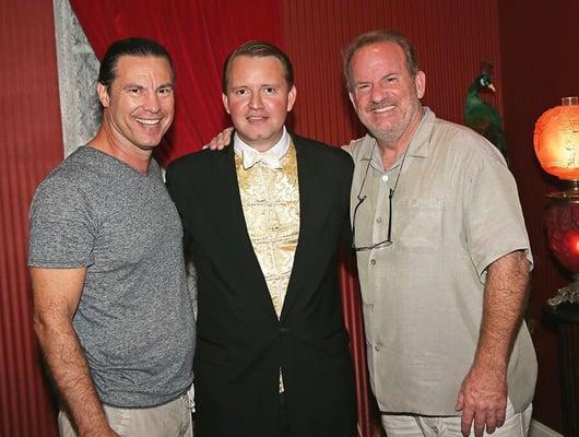 Famous Chef Bob Waggner (r) attended the show.