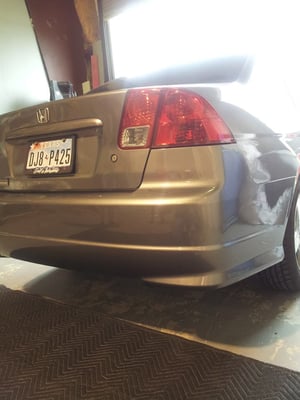 2007 Civic Bumper (after)