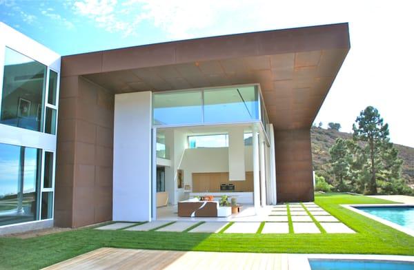 Weathered Corten Wall Panels, Malibu