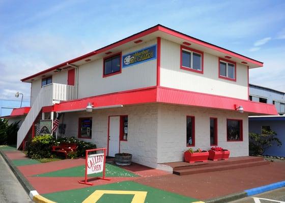 The Harbor Art Gallery at the Intersection of Marine Way & Citizens Dock Rd in Crescent City