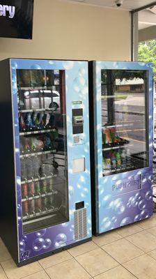 Our new State of the Art Vending Machines! They will dispense detergent, dryer sheets and softener!!