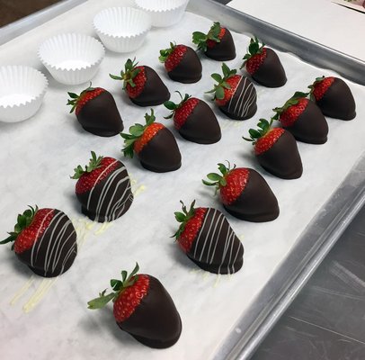 Chocolate covered strawberries at Edible Arrangements