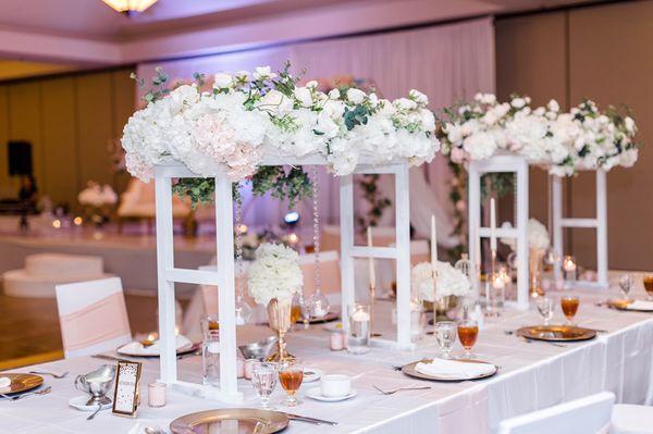 Head table setup