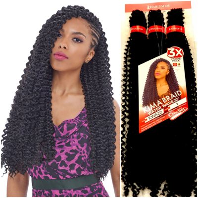 New Kima 3x Water wave Crochet Braid 22"