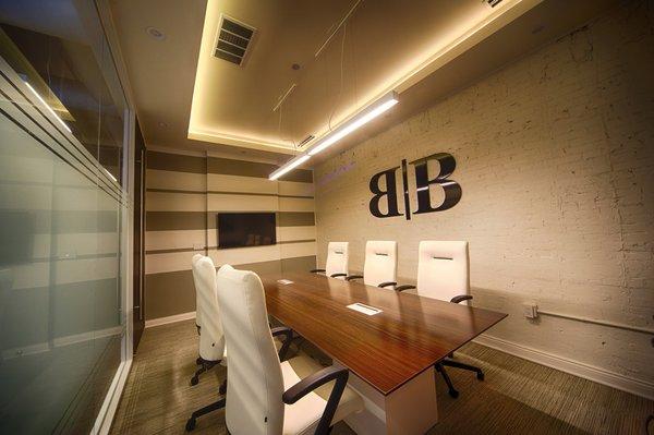 Conference Room at Offices of Blackard & Brinkmeyer Attorneys