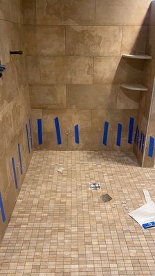 Shower bathroom cordless