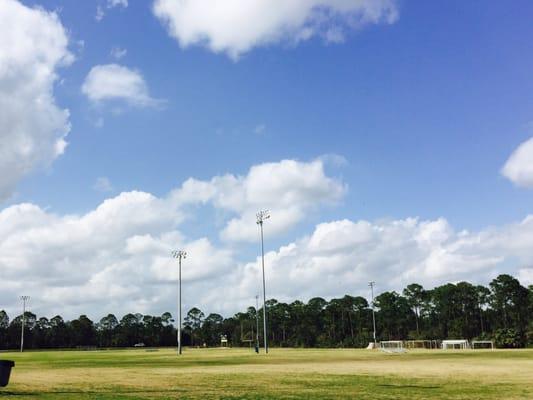 Football and soccer fields