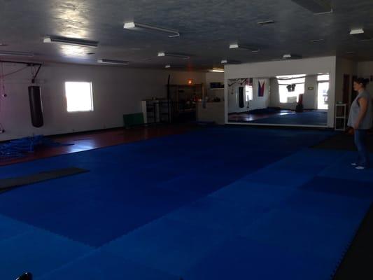 New mats in our new location.