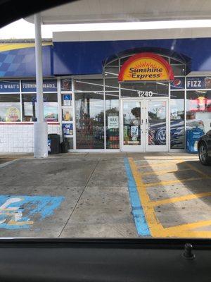 Get your gas and your boiled peanuts.