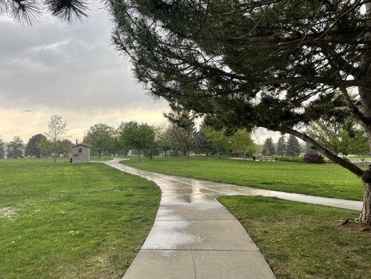 Rocky Ridge Park on a rainy day!