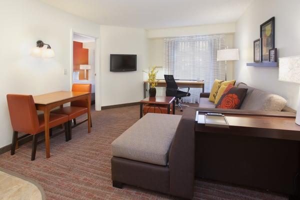 The 1-bedroom suite features a separate living area, 2 flat-screen TVs, and free WiFi.