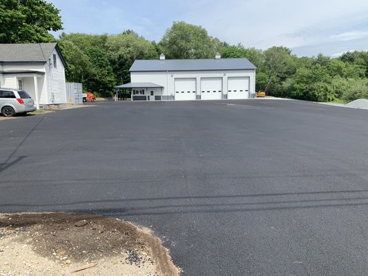 New parking lot