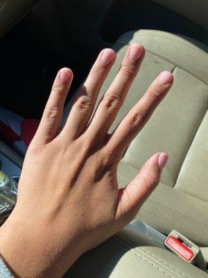 My natural pink SNS