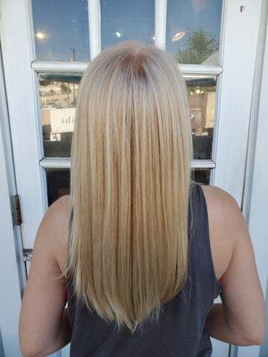 Natural blonde babylights