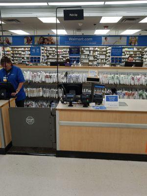 Walmart pharmacy is cheap but service isn't always with a smile.