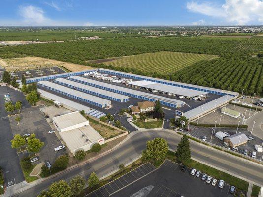 West Coast Self-Storage Stockton aerial photo