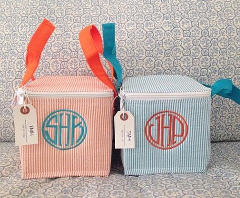 Monogrammed Insulated Snack Squares