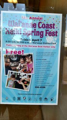 Waianae Coast Keiki Spring Fest