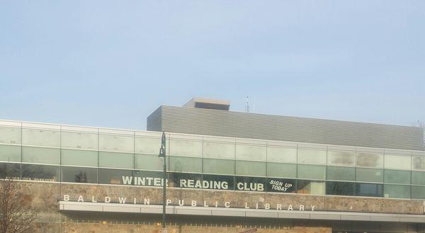 Winter reading club is at Baldwin Public Library