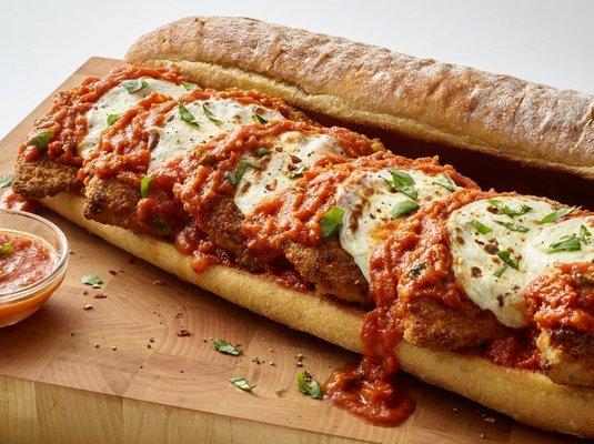 Our Delicious Chicken Parm Sandwich