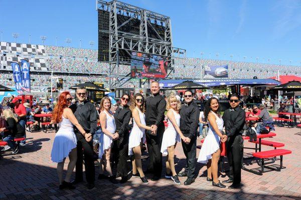 Daytona Salsa performed at the International Speedway 500