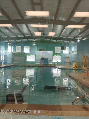 Indoor pool at Acrosports.