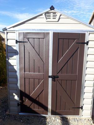 AFTER: Storage shed is completed.