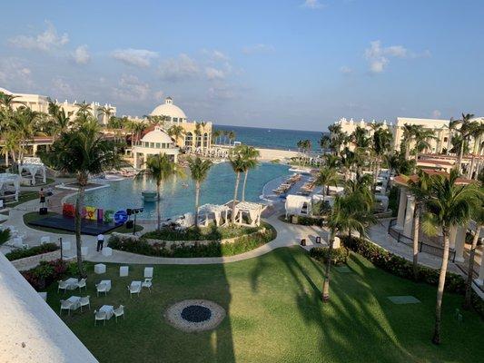 Hotel pool view