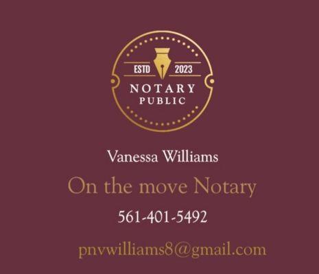 PNV Williams On The Move Notary