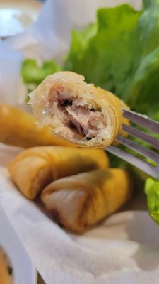 Super salty "spring rolls" with the wrong/missing ingredients