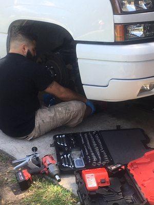 Routine brake maintenance