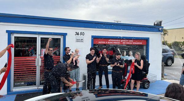 Velocity Auto Sales' grand opening event!