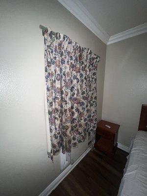 Old disgusting curtain