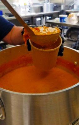 piping hot tomato soup #60freemealsin60minutes