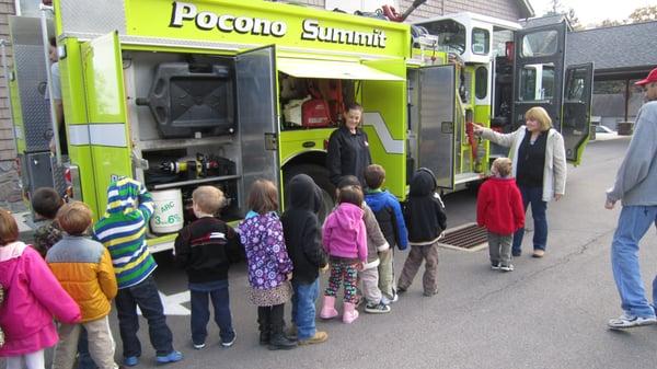 Learning about Fire Fighters