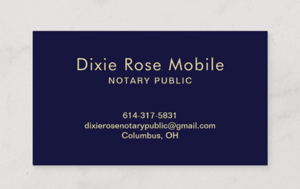 Dixie Rose Mobile Notary Services