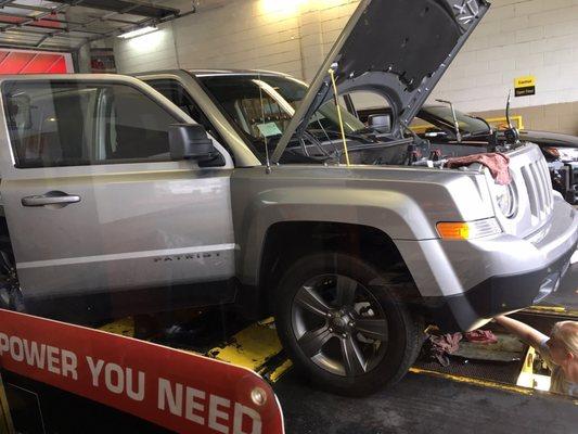 Store owner and manager Ashley and technician Malik serviced my oil change.