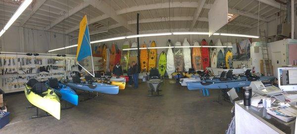 Wind Toys' new Kayak Showroom!