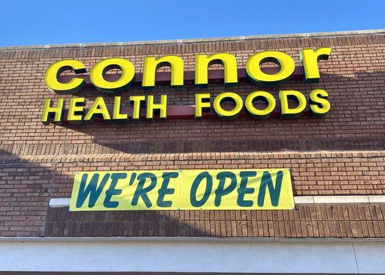 Store sign at their Valley Mills Drive location