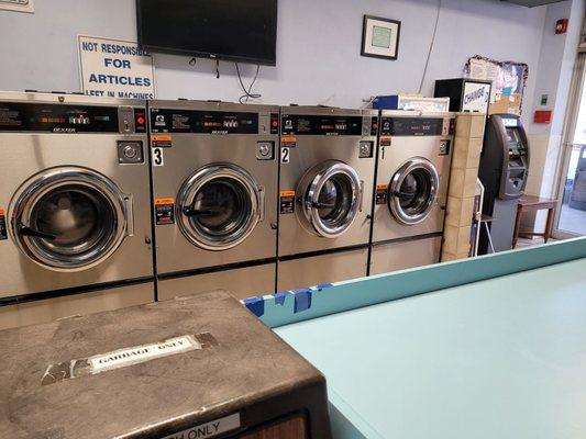 Washing machines aplenty.