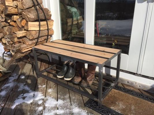 The boot bench I made (pre-painting)