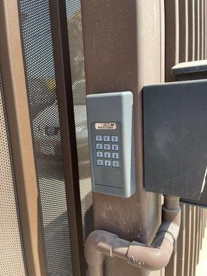 Keypad for gate