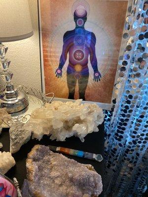 Chakra color aura readings call for private sessions