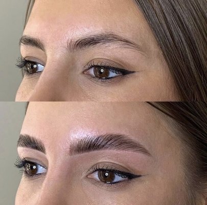 Eyebrow Wax, lamination / tint