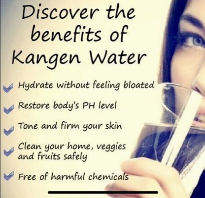 Once you experience the benefits of Kangen Water, you won't want any other kind.