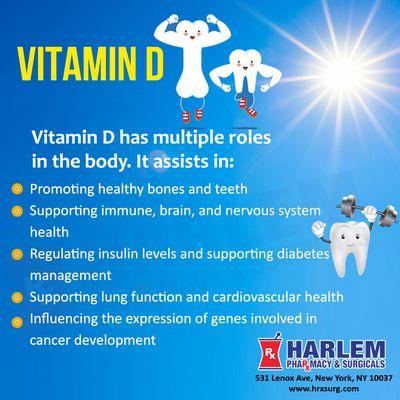 Roles of Vitamin D in the Human Body / Benefits of Vitamin D #VitaminD #BenefitsofVitaminD #UsesofVitaminD #Healthnews #Healthtips #Pharmacy