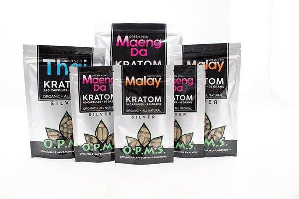 OPMS Kratom Malay, Maeng Da, Bali Kratom