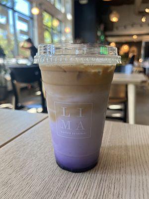 Ube Latté with Oat Milk